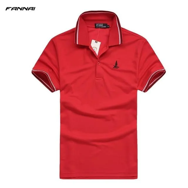 2019 High Quality Camisa Polo Slim Fit Men's Shirt Cotton Turn Down Collar Summer Men Polo Shirt Fashion Casual Polo Shirts