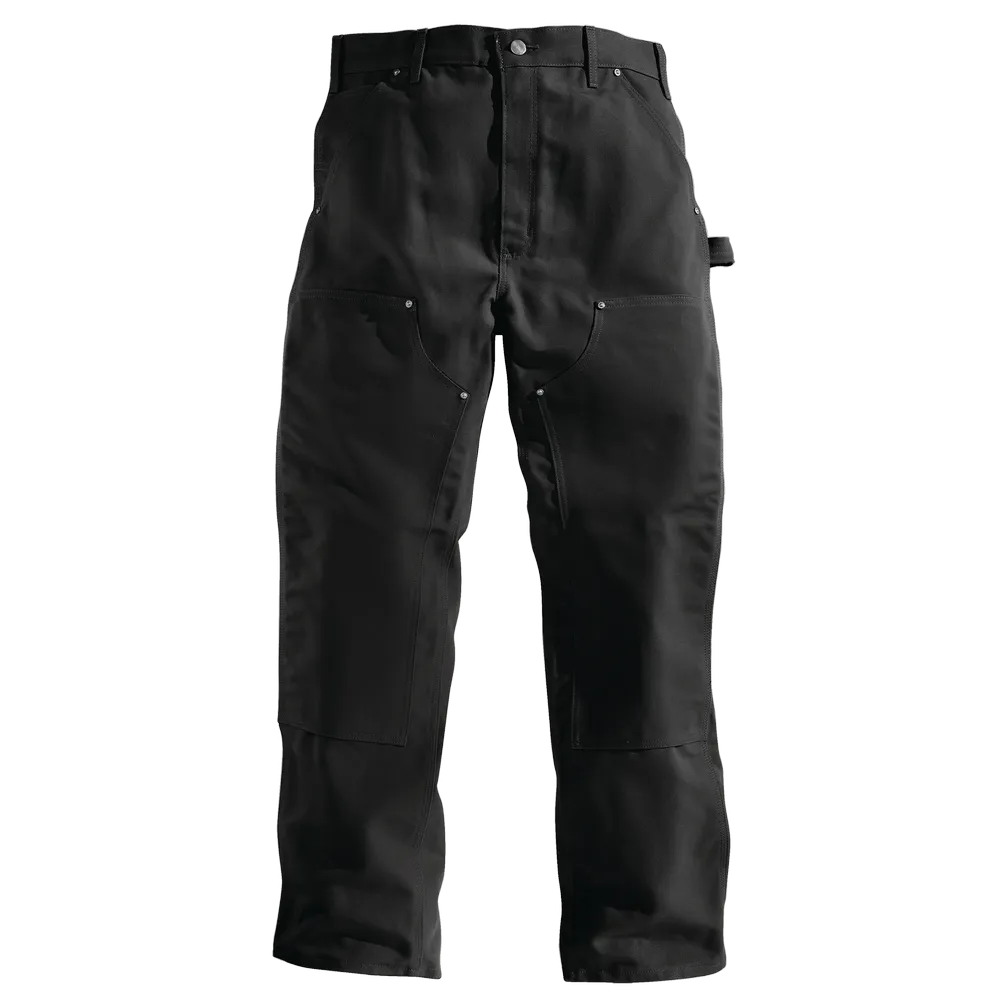 B01 Loose Fit Firm Duck Double-Front Utility Work Pant - BLK-Black | Carhartt 106679