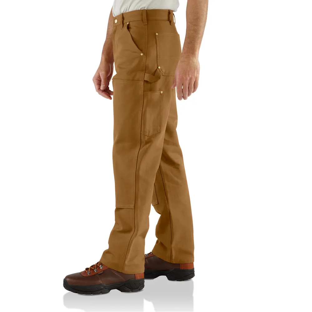 B01 Loose Fit Firm Duck Double-Front Utility Work Pant - BRN-Carhartt Brown | Carhartt 106679