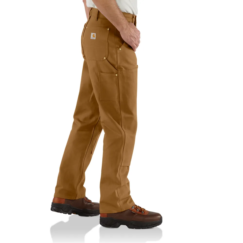 B01 Loose Fit Firm Duck Double-Front Utility Work Pant - BRN-Carhartt Brown | Carhartt 106679