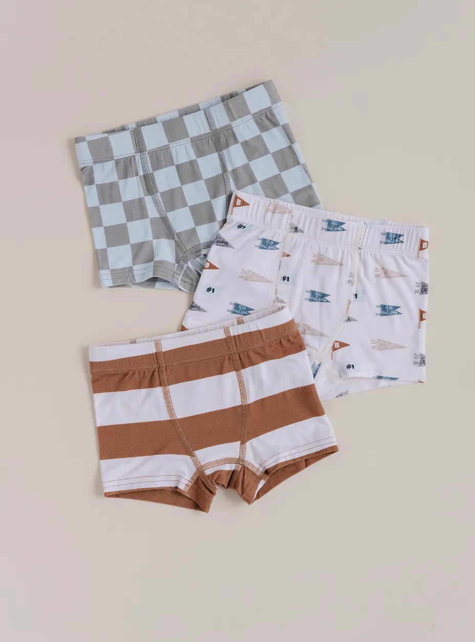 Boys Boxer - Retro Banner