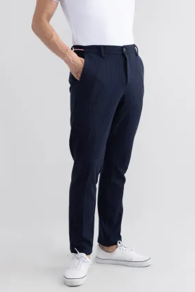 Edify Navy Knitted Chino