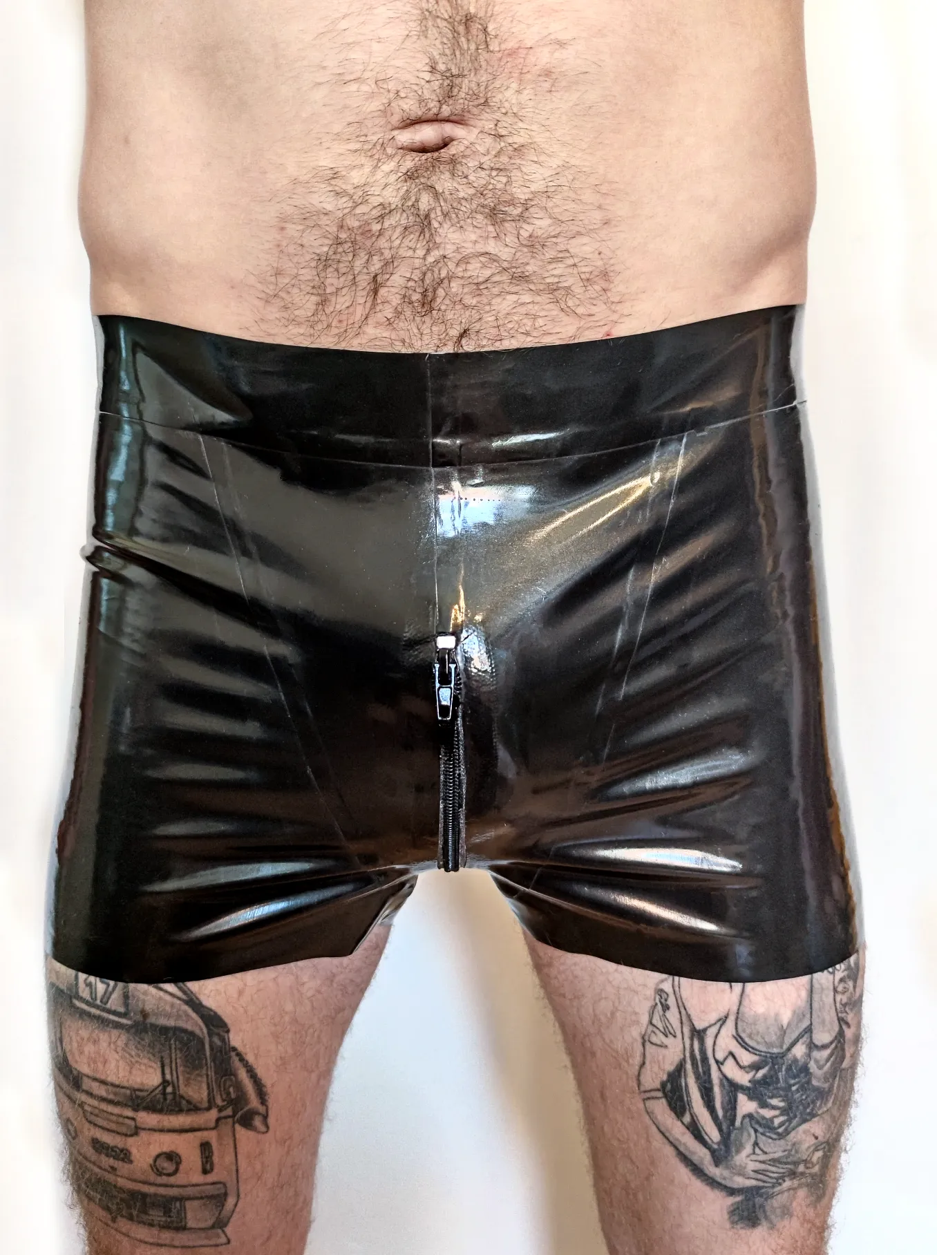 Men's Boxers with a Two-way Zipper