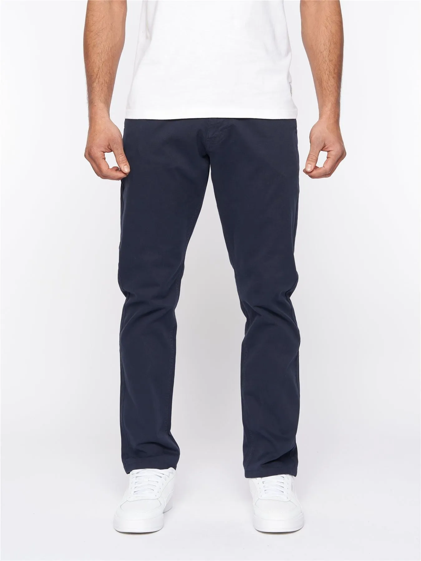 Mens Moretor Chinos Navy