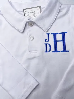 Monogrammed Kids Polo Shirt