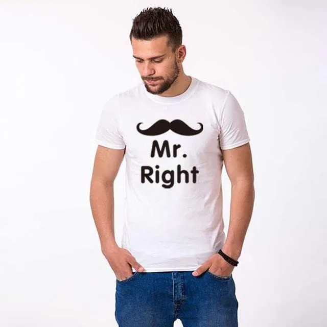 Mr and mrs couple shirts