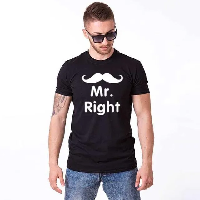 Mr and mrs couple shirts