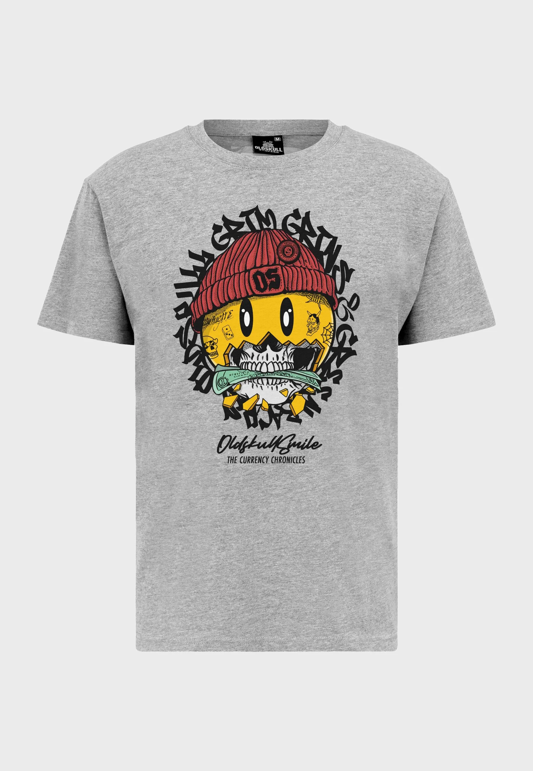 One Dollar Smile T-Shirt Heather Grey