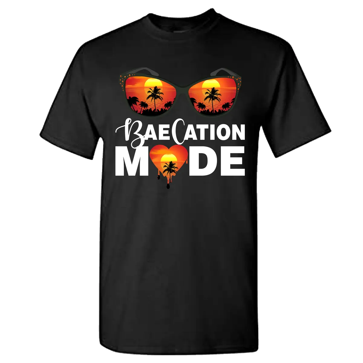 Orange Theme Baecation T-Shirts