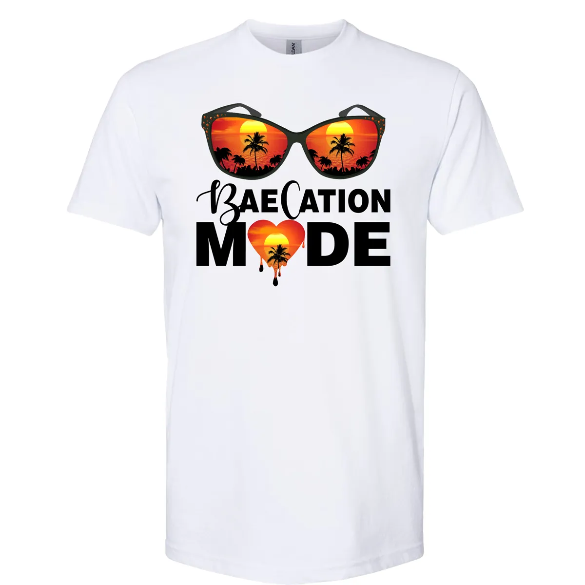 Orange Theme Baecation T-Shirts