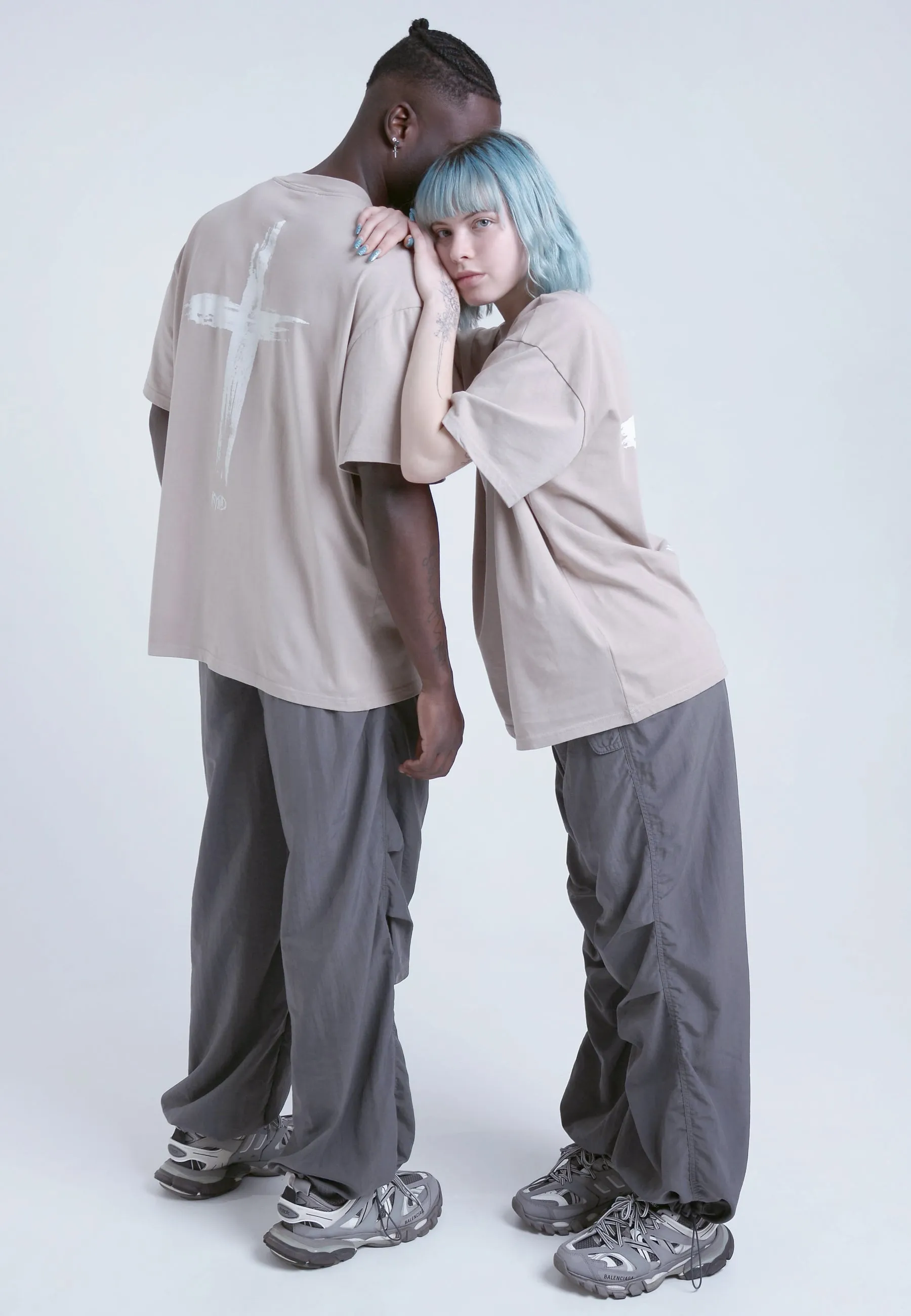 RYWD Cross T-Shirt beige