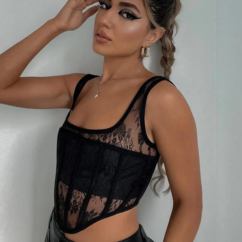 SEE THROUGH CORSET