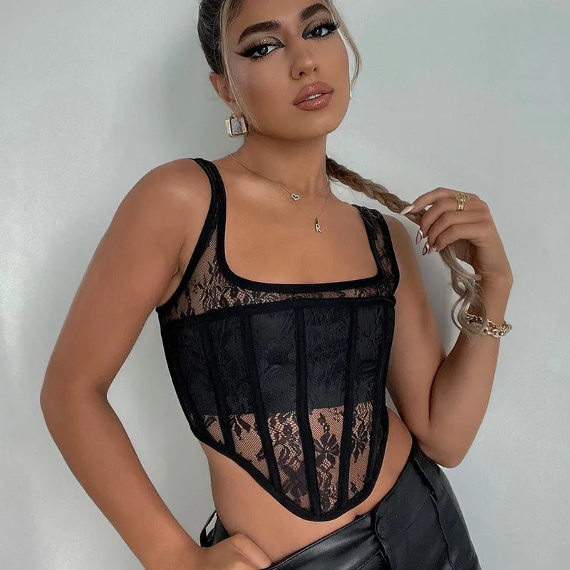 SEE THROUGH CORSET