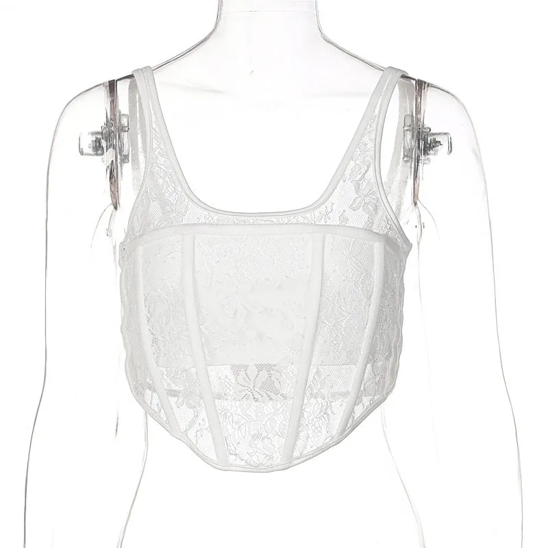 SEE THROUGH CORSET