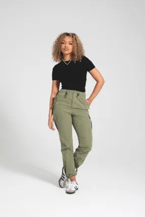 Womens 'KANAKO' Cargo Pants - SAGE